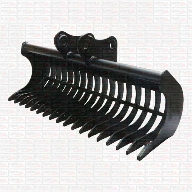 Excavator Stone Rake Bucket