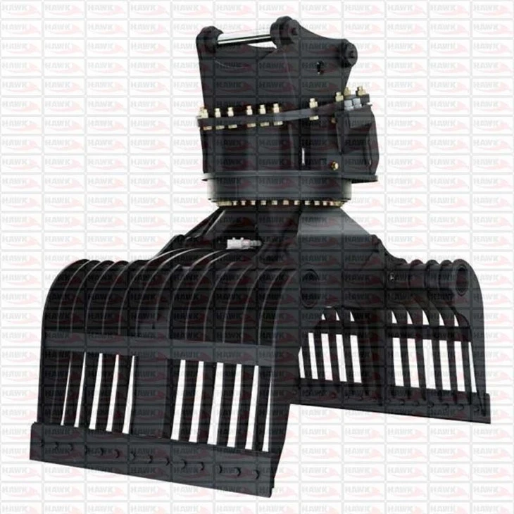 Factory Demolition Sorting Grapple
