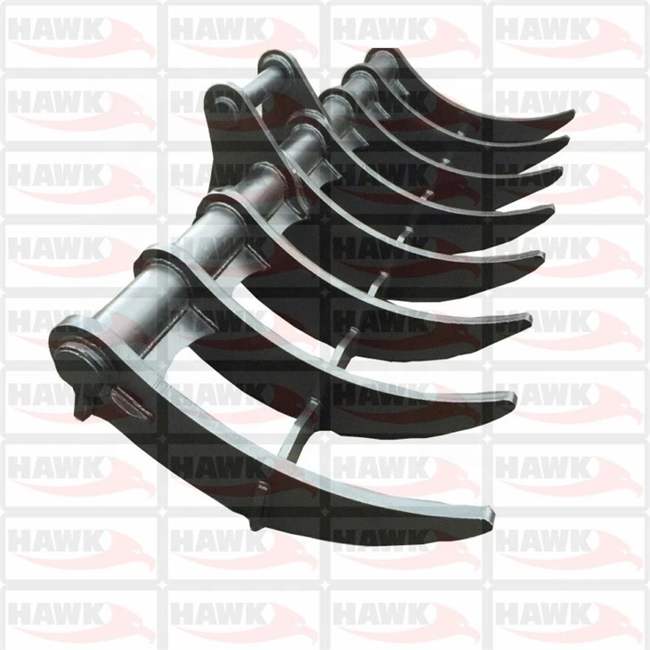 Hawk08 Excavator Landscape Rake