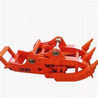 Cilindro hidraulinis mechaninis medžio griebtuvas